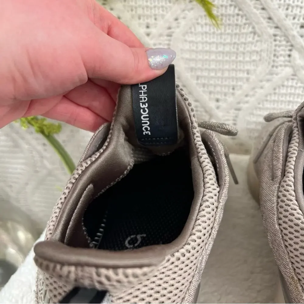 ADIDAS |  Beige 2016 AlphaBounce EM Men's Running Athletic‎ Shoes